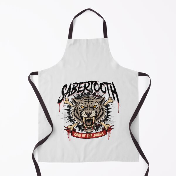 Item preview, Sabertooth Tiger Bones King Of The Jungle Metal Graphic designed and sold by Enea Kelo.