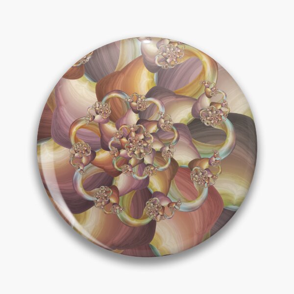 Item preview, Quiescence Floral Fractal designed and sold by Kelly Dietrich Mandala & Fractal Art.
