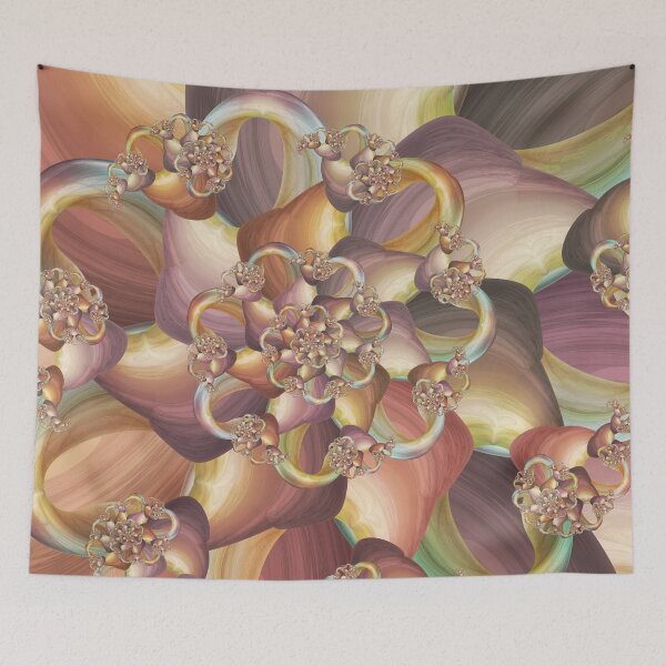 Item preview, Quiescence Floral Fractal designed and sold by Kelly Dietrich Mandala & Fractal Art.