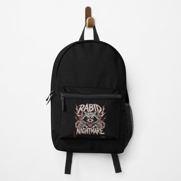 Item preview, Rabid Nightmare Raccoon Chains Lightning Deathcore Graphic designed and sold by Enea Kelo.