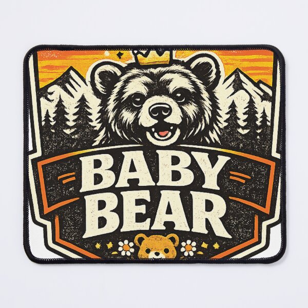 Item preview, Baby Bear – Cute Vintage Outdoor Kids & Baby Shower Gift designed and sold by phassystore.
