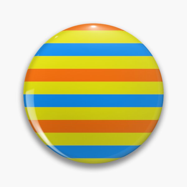 Item preview, Orange And Blue Stripes Design Yellow  designed and sold by PatternTitan.