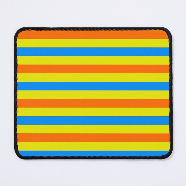 Item preview, Orange And Blue Stripes Design Yellow designed and sold by PatternTitan.
