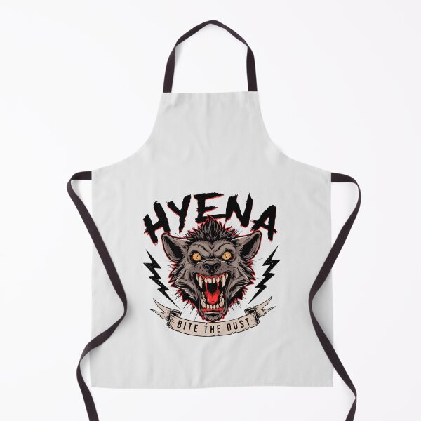 Item preview, Hyena Bite The Dust Snarling Fangs Metal Illustration designed and sold by Enea Kelo.