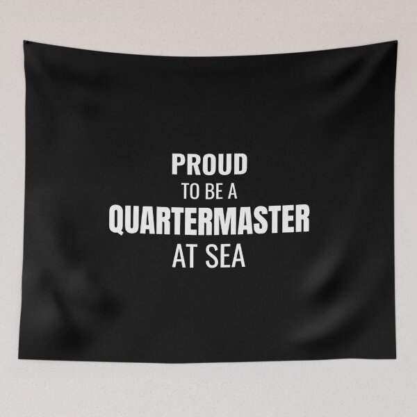 Item preview, Proud to be a Quartermaster at Sea (White) designed and sold by ShipCrewNation.