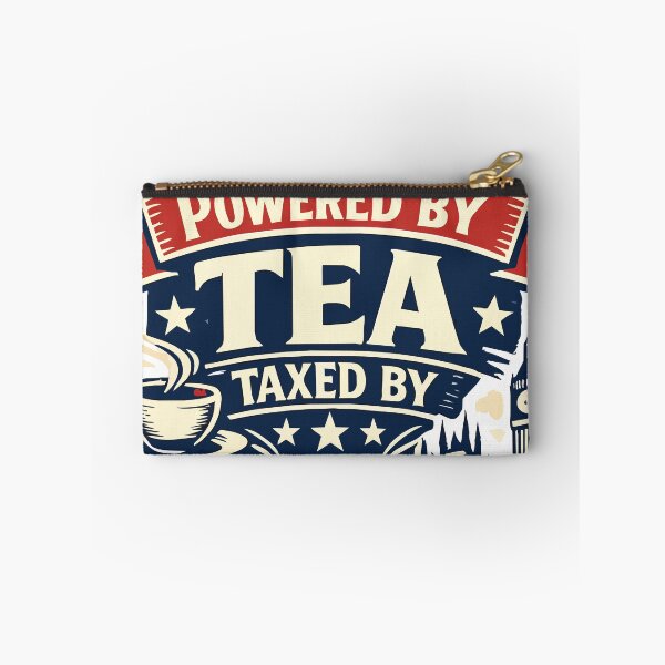 Item preview, Powered by Tea Taxed by Everyone – Funny British Humor & Tea Lover Quote designed and sold by phassystore.