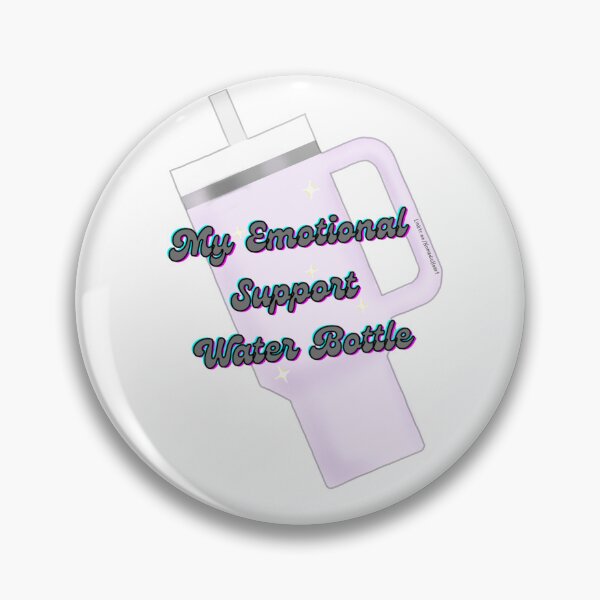 Item preview, My Emotional Support Water Bottle (Pink) designed and sold by Nomadic Heart.