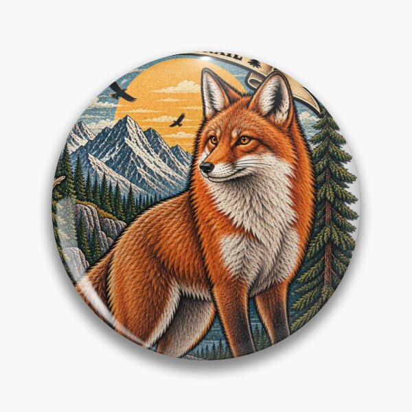 Item preview, Red Fox Wilderness Trail designed and sold by KrungiT Design .