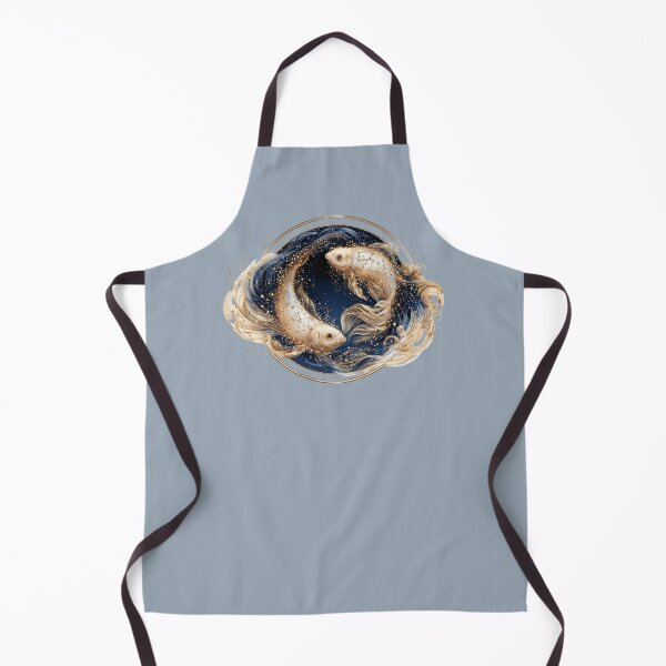 Item preview, Pisces Zodiac Fish Astrology Celestial Constellation Gold Navy PNG designed and sold by MythicMood.