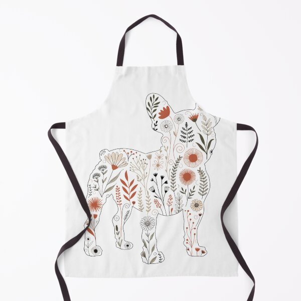 Item preview, French Bulldog Wildflower Botanical Floral Silhouette designed and sold by Kinship-Pets.