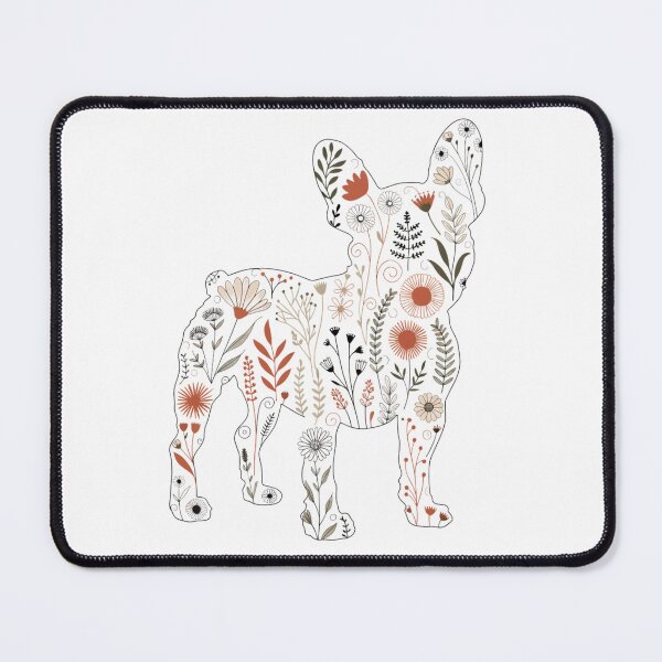 Item preview, French Bulldog Wildflower Botanical Floral Silhouette designed and sold by Kinship-Pets.