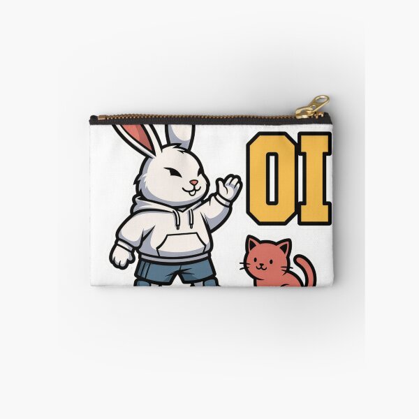Item preview, Oi Streetwear White Rabbit And Orange Cat designed and sold by a575642903.