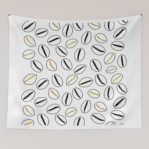 Item preview, African Cowrie Shell Pattern – Traditional Shells & African Symbolism designed and sold by StudioAyinla.