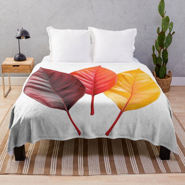 Item preview, Autumn Leaves Trio – Red Orange and Golden Fall Foliage designed and sold by Awarrie.