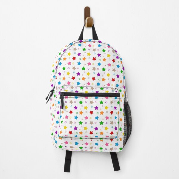 Item preview, Colorful Bright Stars Pattern Design White designed and sold by PatternTitan.