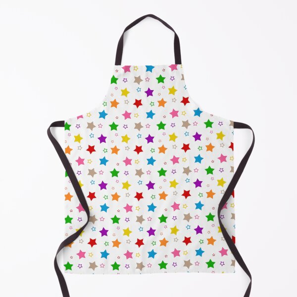 Item preview, Colorful Bright Stars Pattern Design White designed and sold by PatternTitan.