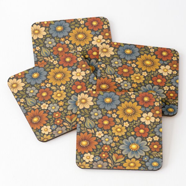Item preview, Bohemian Floral 12" x 12" Seamless Pattern Textile designed and sold by JenExpresses.