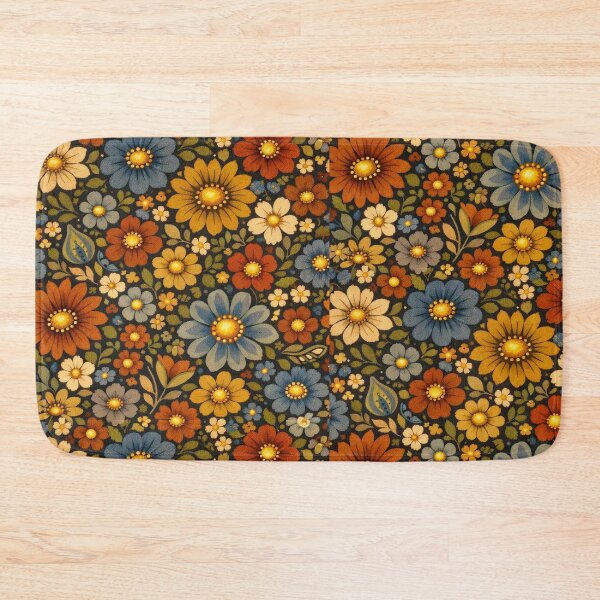 Item preview, Bohemian Floral 12" x 12" Seamless Pattern Textile designed and sold by JenExpresses.