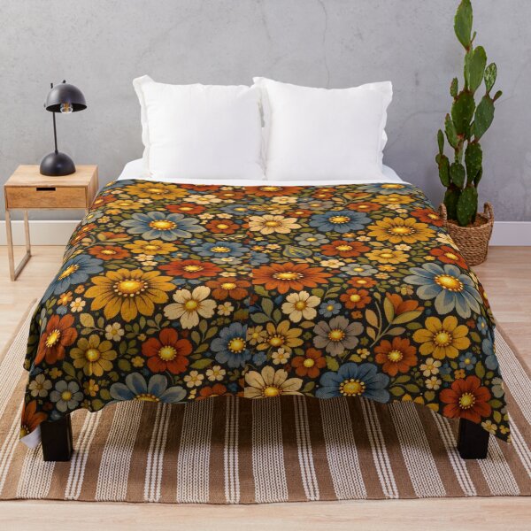 Item preview, Bohemian Floral 12" x 12" Seamless Pattern Textile designed and sold by JenExpresses.