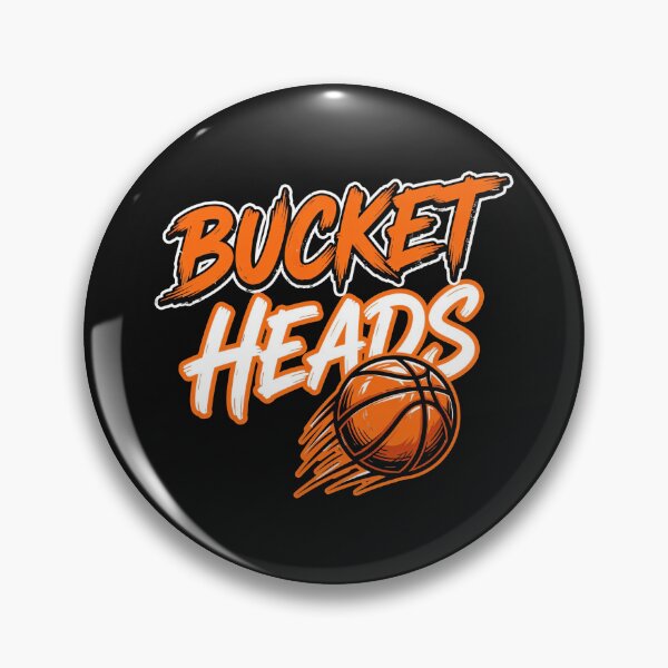 Item preview, Bucket Heads Basketball Graphic designed and sold by knightorla86.