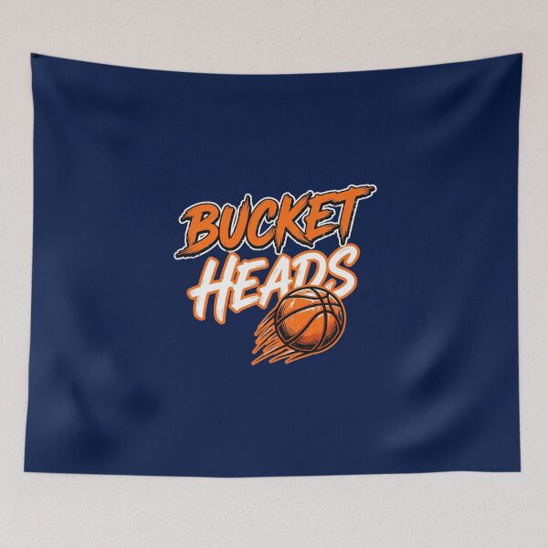 Item preview, Bucket Heads Basketball Graphic designed and sold by knightorla86.