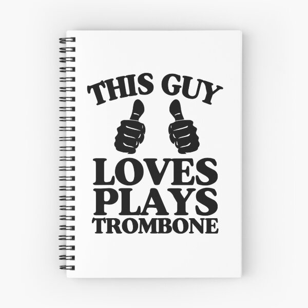 Item preview, This Guy Plays Trombone Two Thumbs designed and sold by Rock Paper T-Shirts.