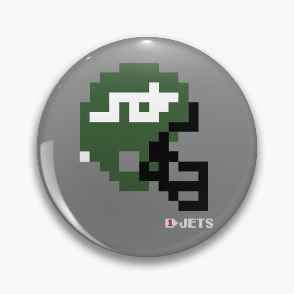 Item preview, Jets 80s 90s Retro Throwback Tecmo Bowl Helmet designed and sold by TecmoBowlSports.