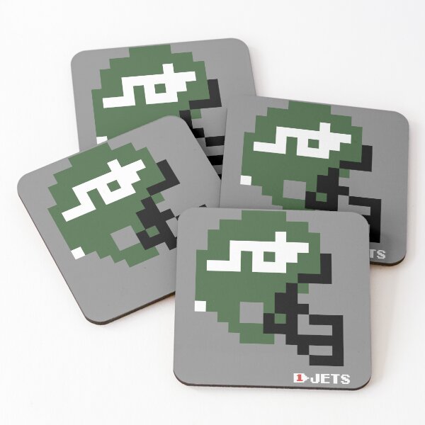 Item preview, Jets 80s 90s Retro Throwback Tecmo Bowl Helmet designed and sold by TecmoBowlSports.