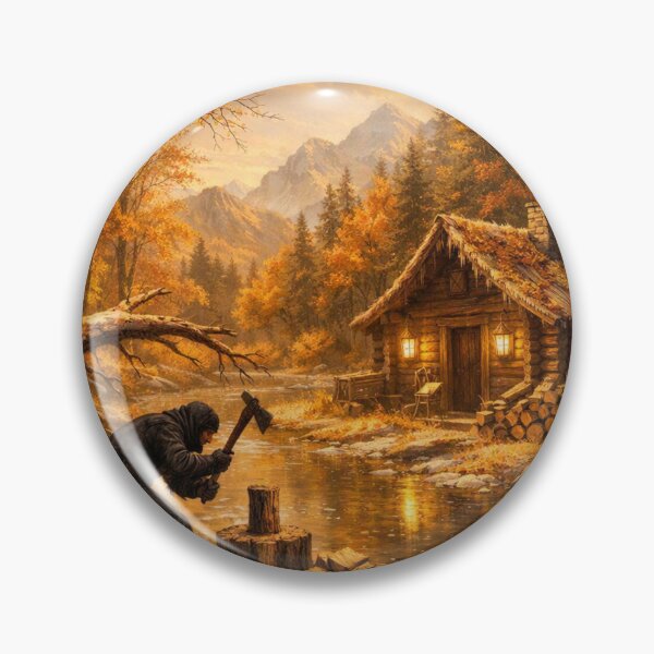 Item preview, Autumn forestry work by the stream designed and sold by Sigtrix.
