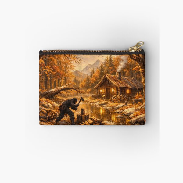 Item preview, Autumn forestry work by the stream designed and sold by Sigtrix.