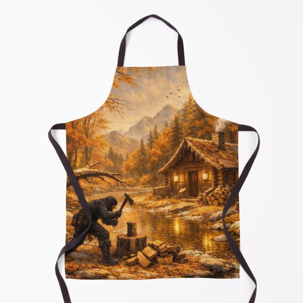 Item preview, Autumn forestry work by the stream designed and sold by Sigtrix.