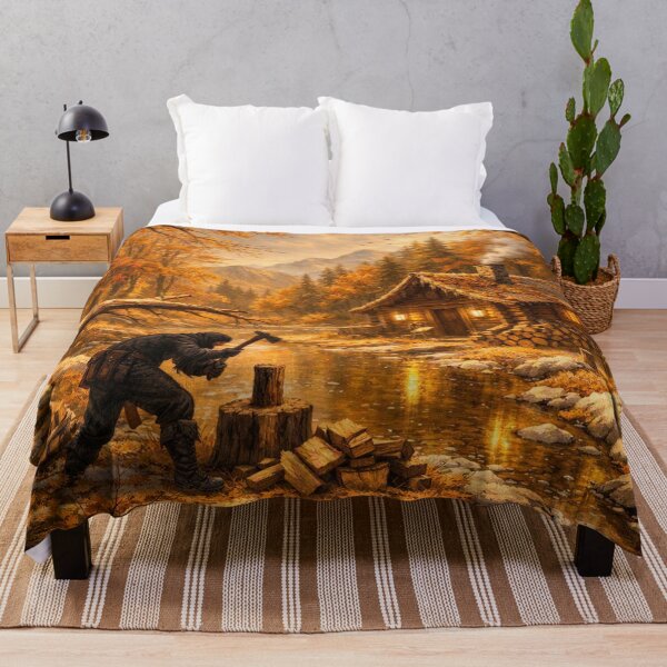 Item preview, Autumn forestry work by the stream designed and sold by Sigtrix.