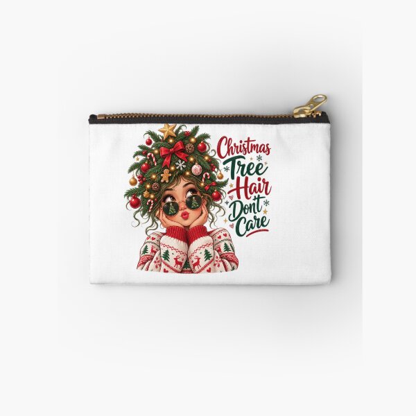Item preview, Christmas Tree Hair Don't Care | Funny Christmas Woman designed and sold by MotylekAnia.