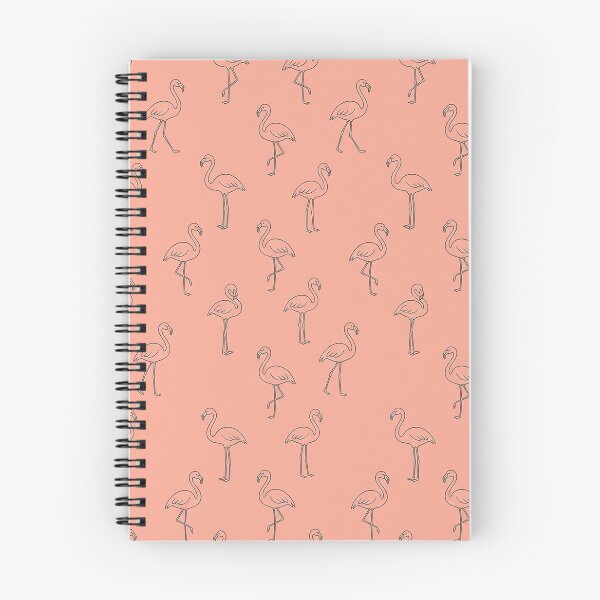 Item preview, Minimalist Pink Flamingo Line Art Seamless Pattern Design by MNS designed and sold by ashenlocs.
