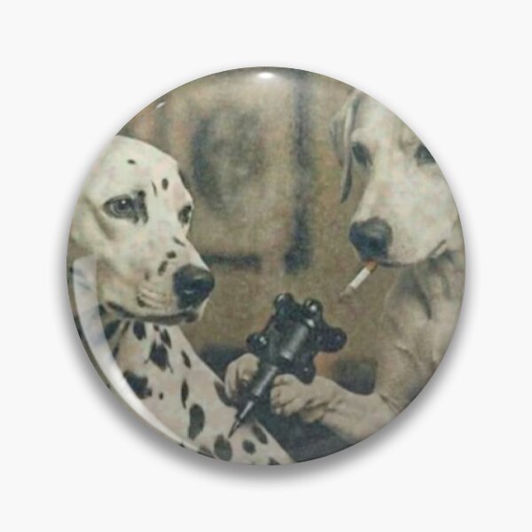 Item preview, Dalmatian Dog Tattoo Artist Funny Meme designed and sold by Gbriel3.