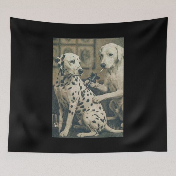 Item preview, Dalmatian Dog Tattoo Artist Funny Meme designed and sold by Gbriel3.