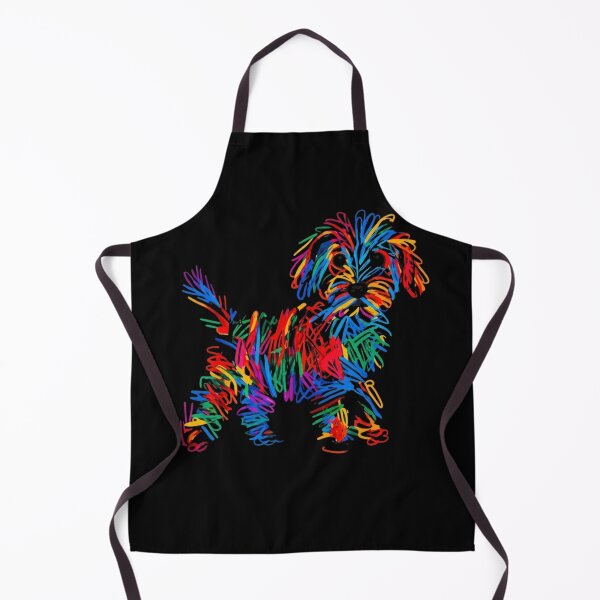 Item preview, Colorful Scribble Dog Abstract Rainbow Doodle Dog Lover Art designed and sold by haitrieuic96.