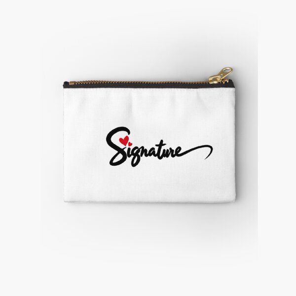 Item preview, Bold Signature — Black with Red Heart designed and sold by Bondingbonding.