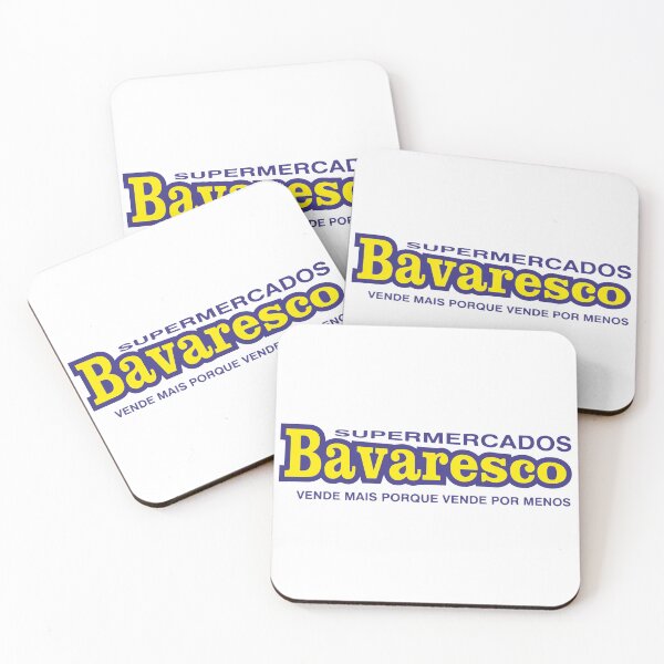 Item preview, Bavaresco Supermercados Yellow Purple Typography Logo designed and sold by mekriola.