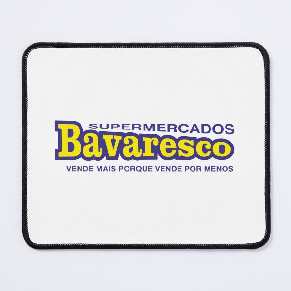Item preview, Bavaresco Supermercados Yellow Purple Typography Logo designed and sold by mekriola.
