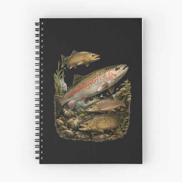 Item preview, 90s River Wildlife T-Shirt - Men & Women's Unisex Graphic Tee - Vintage Rainbow Trout Tee - Fishing Shirts - Retro Fish Shirt - Nature Top designed and sold by greatmar1.