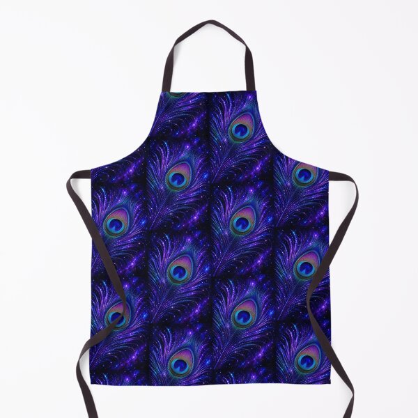 Item preview, Cosmic Peacock Feather – Galaxy Blue & Purple Sparkle designed and sold by EthanticProduct.