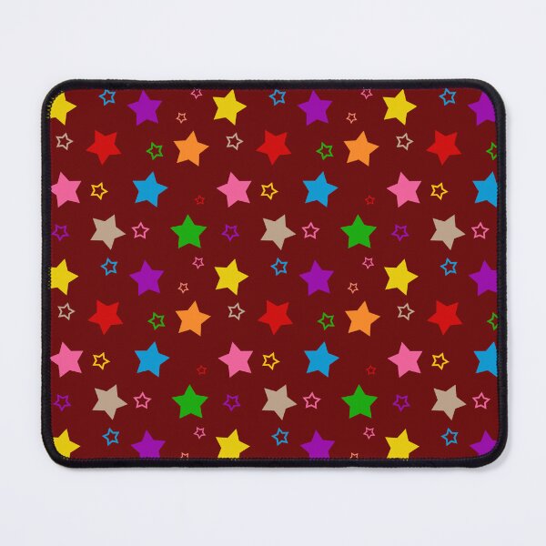 Item preview,  Colorful Bright Stars Pattern Design Red  designed and sold by PatternTitan.