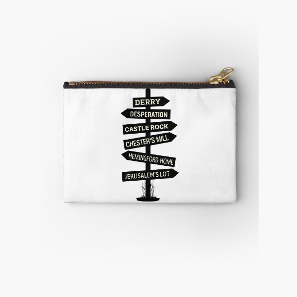 Item preview, Stephen King Universe Locations Sign Post designed and sold by humnoo.