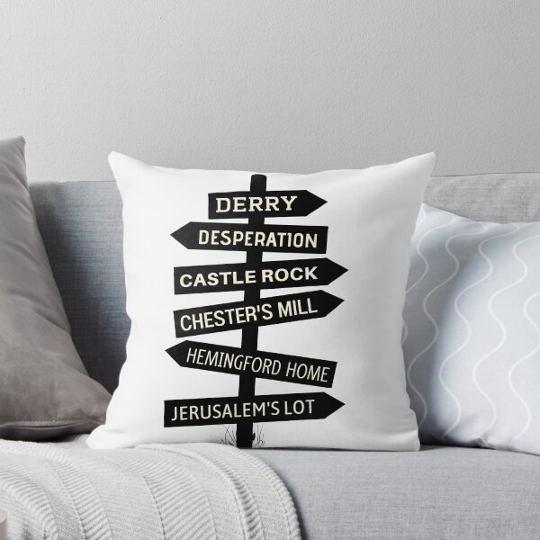 Item preview, Stephen King Universe Locations Sign Post designed and sold by humnoo.