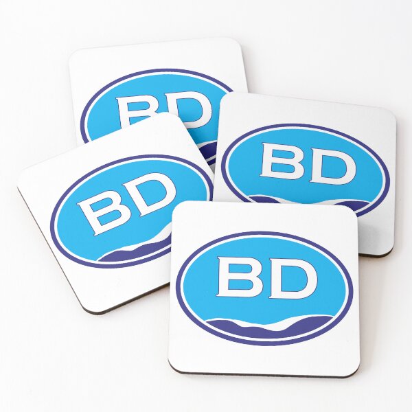 Item preview, BD Blue Oval Wave Badge Logo designed and sold by mekriola.