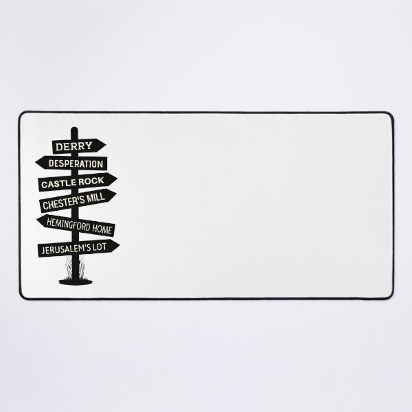 Item preview, Stephen King Universe Locations Sign Post designed and sold by humnoo.