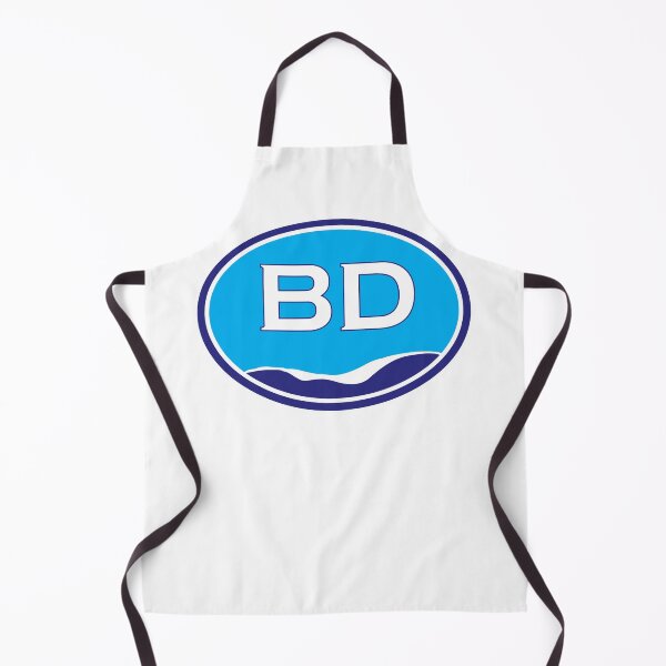 Item preview, BD Blue Oval Wave Badge Logo designed and sold by mekriola.