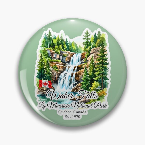 Item preview, Waber Falls La Mauricie National Park designed and sold by EvergreenPark - Tee Studio.