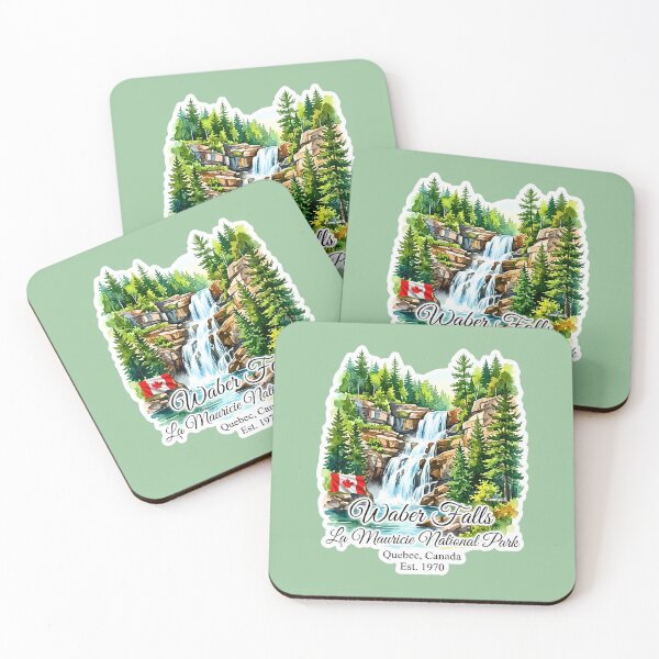 Item preview, Waber Falls La Mauricie National Park designed and sold by EvergreenPark - Tee Studio.